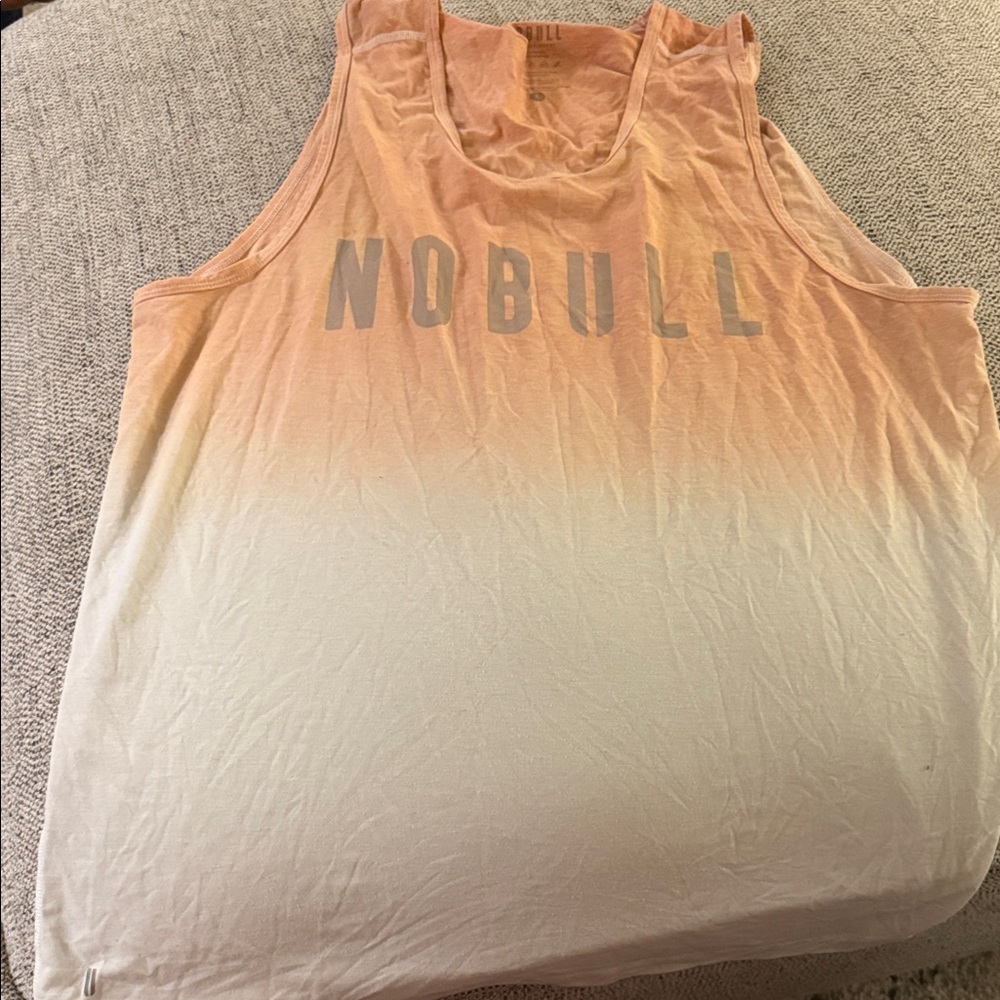 NOBULL Peach and Cream Gradient Tank